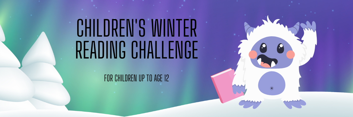 childrens winter reading challenge banner