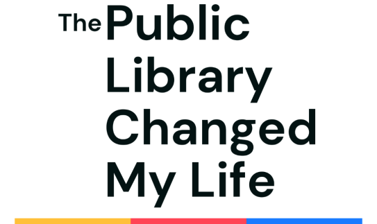 the public library changed my life logo